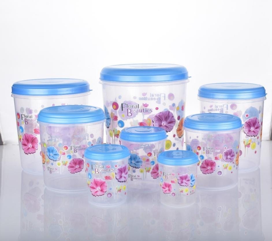 Airtight transparent container set Airtight transparent container set